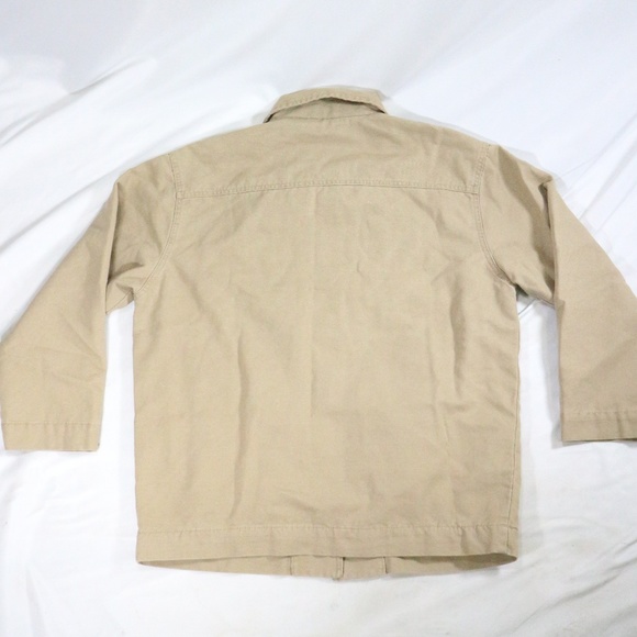 EDDIE BAUER Khaki Tan Button Down Jacket - Picture 7 of 8